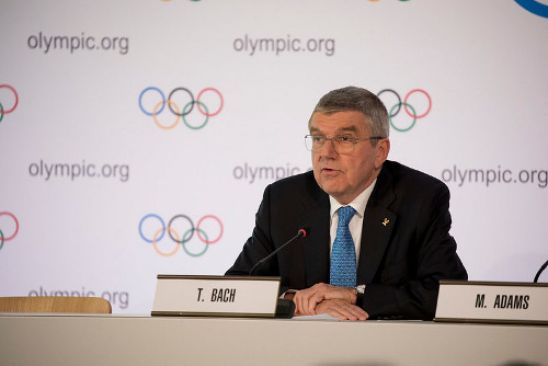 Przewodniczący MKOl Thomas Bach/Fot.: IOC